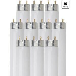 Sunlite F17T8/SP835 17W 24 Inch‎ T8 Fluorescent Light Bulbs 3500K 10 Pack 30115